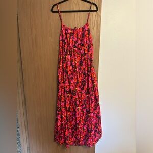 Empire Waist cotton voile dress